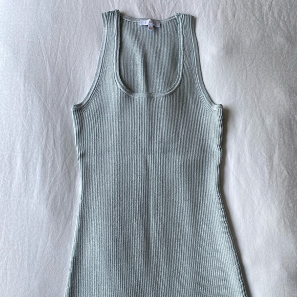 Kookai Cece Scoop Midi Dress in Icy Blue Size 8 - Picture 3 of 5